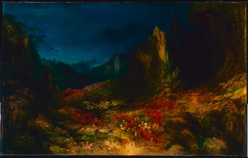 Edward Moran, The Valley in the Sea, 1862