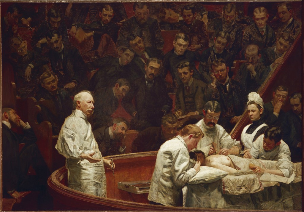 The drama of the operating theater: Thomas Eakins’ medical paintings and clinical fact